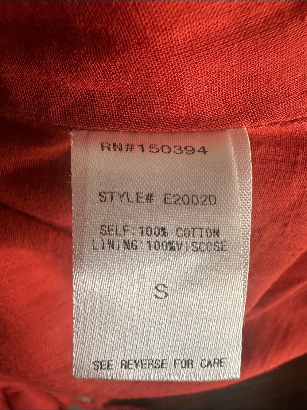 Open back Ruffled Mini Dress small deep rust color - Picture 14 of 14